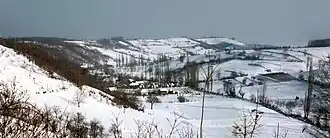 Vue de Kaludra en hiver