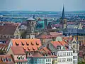 Vista da Cidade Velha de Erfurt