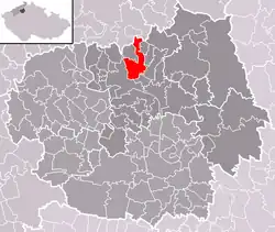 Localização de Žitenice