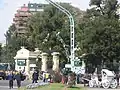 Entrada na esquina da Avenida Sarmiento com a Avenida del Libertador.