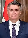 &nbsp;Croácia Zoran Milanović, Presidente