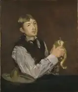 Edouard Manet: Retrato de Léon Leenhoff