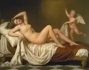 Danaë e a chuva de ouro (Danaë och guldregnet) (1787, Adolf Ulrik Wertmüller)