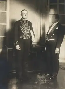 Afonso d'Escragnolle Taunay, na ABL, em 06.05.1930