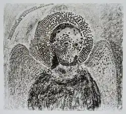 Fragmento em Boville Ernica, antes da restauração