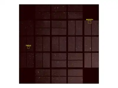 Image de primeira luz do Telescópio Espacial Kepler[1]