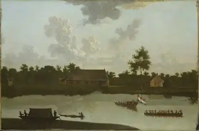 Plantação de açúcar Waterlant no Suriname, início do século XVIII.