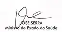 Assinatura de José Serra