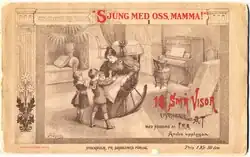 O primeiro livreto de ”Cante conosco, Mamãe”, em 1892