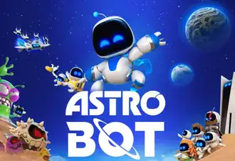 A capa apresenta um robô antropomórfico a saltar num planeta árido ao centro, em frente ao espaço e a outros planetas. À esquerda, há vários monstros e, à direita, outros robots.