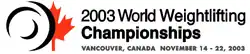 imagem ilustrativa de artigo Campeonato Mundial de Halterofilismo de 2003
