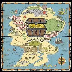 Imagem de um mapa do tesouro