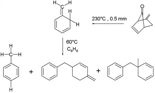 Síntese e reações de orto-isotolueno
