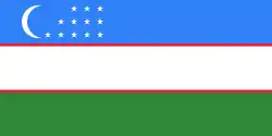 Bandeira do Uzbequistão