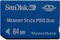Memory Stick PRO Duo da SanDisk