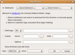 UNetbootin on Ubuntu