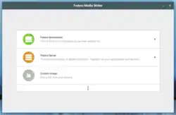 Fedora Live USB creator.