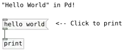 Hello world code