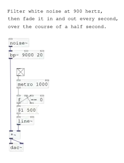 Filters and data flow code