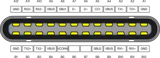 Usb-type-c-plug-pinout
