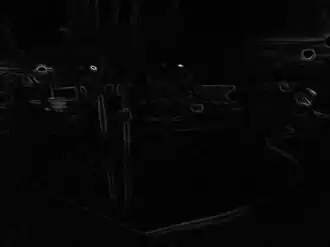 Imagem após a aplicação da ferramenta de detecção de bordas