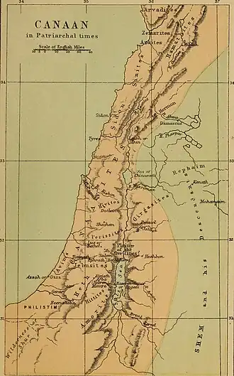 Localização de Canaã
