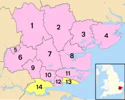 Localização de Essex