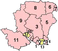 Localização de Hampshire
