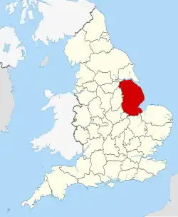 Localização de Lincolnshire