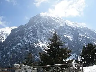 Pico Gingilos (2&nbsp;080&nbsp;m), na cordilheira Lefká Óri (Montanhas Brancas)