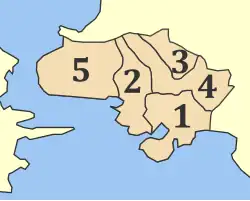 Municípios de Pireu.