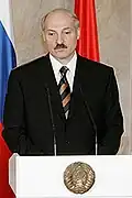 Aleksandr Lukashenko, bielorrusso.