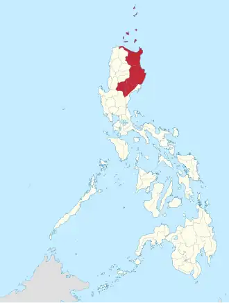 Vale de Cagaiã na Filipinas  Coordenadas : 17°37'N, 121°43'E