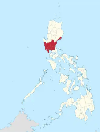 Lução Central na Filipinas  Coordenadas : 15°28'N, 120°45'E