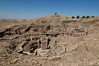 Sítio arqueológico de Göbekli Tepe, perto da cidade de Şanlıurfa