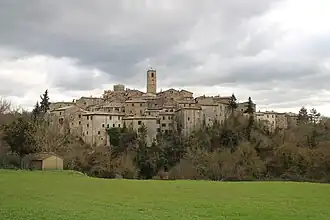 Panorama de San Casciano dei Bagni