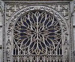 South rose window of Amiens Cathedral (16th c.)