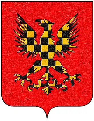 Brasão de Inocêncio tal qual era utilizado em sua própria época.