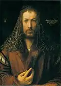 Autorretrato de Albrecht Dürer, 1500. Antiga Pinacoteca