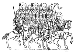 Drujina do príncipe Boris (de "Vida de Boris e Gleb").