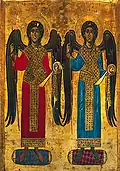 Arcanjos Miguel e Gabriel, século XII, Mosteiro Ortodoxo de Santa Catarina