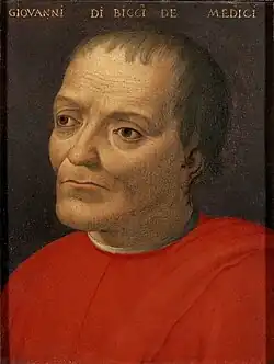 Giovanni di Bicci de Médici, por Agnolo Bronzino.