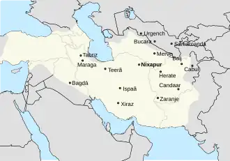 Localização de Ilcanato