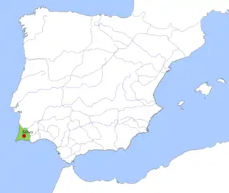 Localização de Reino de Silves