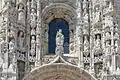 Detalhe do portal esculpido do Mosteiro dos Jerónimos, século XV, Portugal