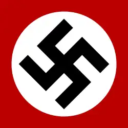 Suástica: símbolo máximo do nazismo.