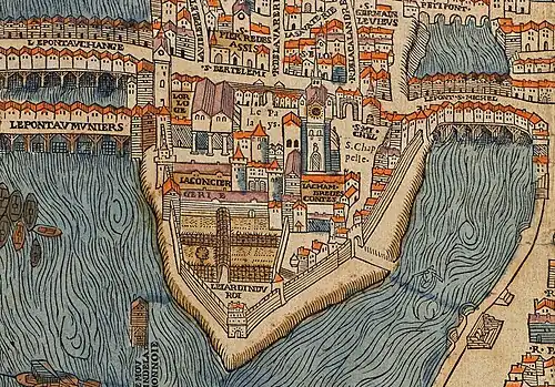 Plano de Paris, 1550