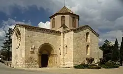 Românico Completo; cúpula reconstruída. Sant Ramon del Pla de Santa Maria (Alt Camp)