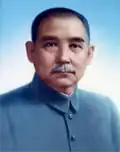 Sun Yat-sen (Kuomintang) foi o primeiro presidente, de fato, da China