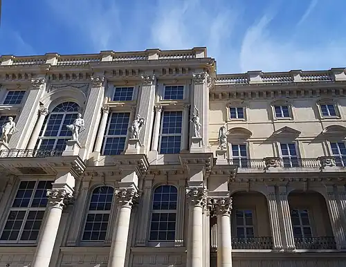 Uma parte do Schlüterhof reconstruído